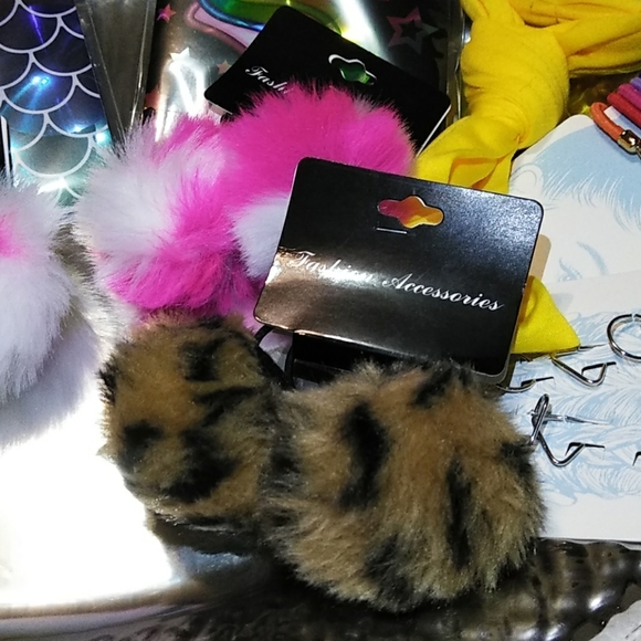 🦄NWT 6 PIECE HAIR ACCESSORIES SET W/MERMAID OR 🦄 - Picture 7 of 8